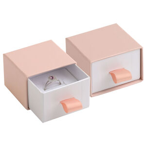 JK Box Púdrovo ružová darčeková krabička na šperky DE-3/A5/A1