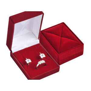 JK Box Zamatová krabička na sadu šperkov RE-06 / A10 / A10