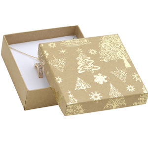 JK Box Vianočné darčeková krabička na náušnice KX-5 / AU