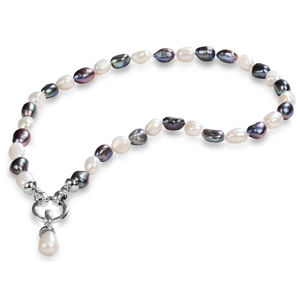 JwL Luxury Pearls Náhrdelník z pravých perál v dvoch odtieňoch JL0316