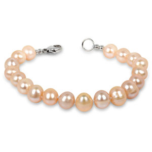 JwL Luxury Pearls Náramok z pravých lososových perál JL0142