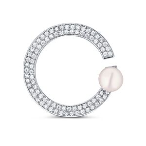 JwL Luxury Pearls Elegantná brošňa s pravou perlou JL0762