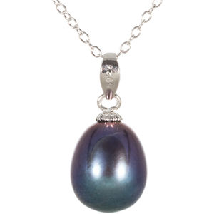 JwL Luxury Pearls Prívesok s pravou modrou perlou JL0439