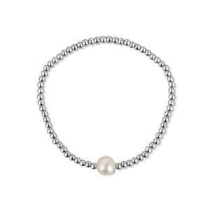 JwL Luxury Pearls Korálkový náramok s pravou sladkovodnou perlou JL0713
