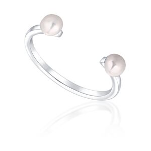 JwL Luxury Pearls Minimalistický prsteň s pravými perlami JL0761