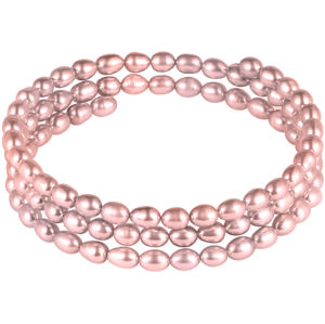 JwL Luxury Pearls Náramok z pravých ružových perál JL0570