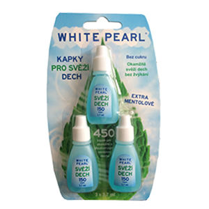 VitalCare Kvapky pre svieži dych White Pearl 3 x 3,7 ml