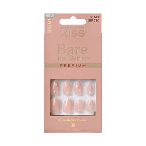 KISS Nalepovacie nechty Bare-But-Better Premium Nails - Slay 30 ks