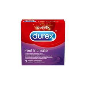 Durex Kondomy Feel Thin Extra Lubricated 3 ks