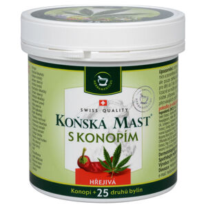 Herbamedicus Konská masť hrejivá s kanabisom 250 ml