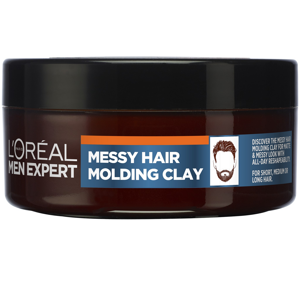 L´Oréal Paris Styling hlina na vlasy Men Expert (Messy Hair Molding Clay) 75 ml