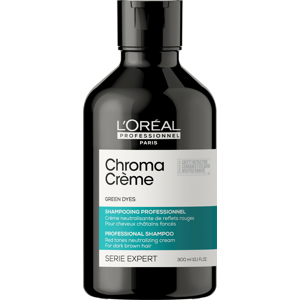 L´Oréal Professionnel Profesionálny zelený šampón neutralizujúci červené tóny Serie Expert Chroma Crème (Green Dyes Shampoo) 300 ml