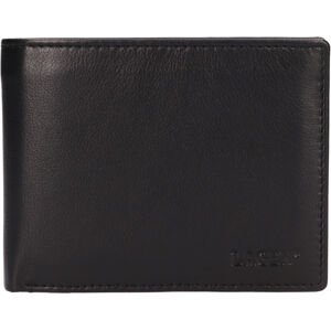 Lagen Pánska kožená peňaženka LG-2146 BLK