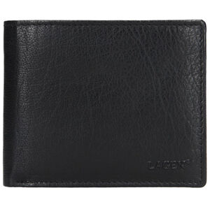 Lagen Pánska kožená peňaženka W-8154 BLK