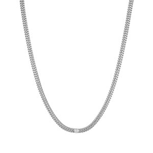 Liu.JO Dvojitý oceľový náhrdelník so srdiečkom Chains LJ1819