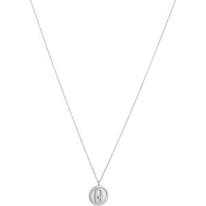 Liu.JO Krásny oceľový náhrdelník so zirkónmi Identity LJ1973 (retiazka, prívesok)