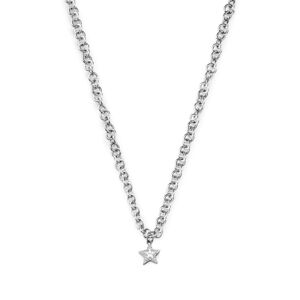 Liu Jo Módny oceľový náhrdelník s hviezdou Essential LJ2193