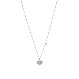 Liu.JO Pôvabný oceľový náhrdelník so srdiečkami Brilliant LJ1637