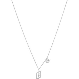 Liu Jo Štýlový oceľový náhrdelník s príveskom Identity LJ1981