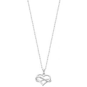 Lotus Silver Nežný strieborný náhrdelník Nekonečná láska LP3307-1 / 1