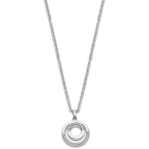 Lotus Style Oceľový náhrdelník s trblietavými zirkónmi Urban Woman LS2180-1 / 1