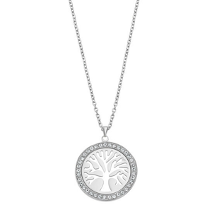 Lotus Style Oceľový náhrdelník strom života Rainbow LS2181-1 / 1