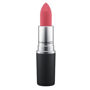 MAC Cosmetics Matná vyživujúci rúž Powder Kiss ( Lips tick ) 3 g Burning Love