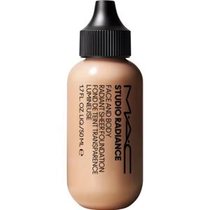 MAC Cosmetics Vodeodolný make-up Studio Radiance (Face and Body Radiant Sheer Foundation) 50 ml N4