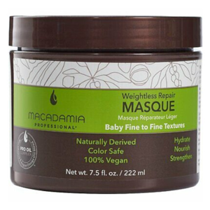 Macadamia Obnovujúci maska pre všetky typy vlasov Weightless Repair (Masque) 222 ml
