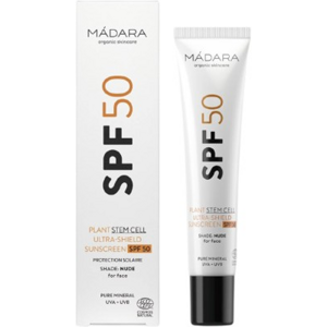 MÁDARA Krém na opaľovanie na tvár Plant Stem Cell Ultra - Shield Sunscreen SPF 50 40 ml