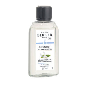 Maison Berger Paris Náplň do difuzéra Jemné biele pižmo Delicate White Musk (Bouquet Recharge/Refill) 200 ml
