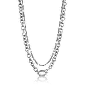 Marc Malone Originálny oceľový náhrdelník Hailey Silver Necklace MCN23108S