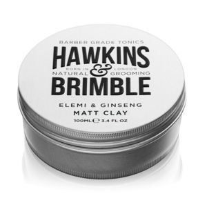 Hawkins & Brimble Zmatňujúci pomáda na vlasy s vôňou elemi a ženšenu (Elemi & Ginseng Matt Clay) 100 ml