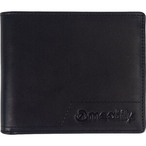 Meatfly Pánska kožená peňaženka Eliot Premium Black
