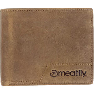 Meatfly Pánska kožená peňaženka Eliot Premium Oak