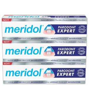 Meridol Zubná pasta proti krvácaniu ďasien a parodontitíde Paradont Expert Tripack 3 x 75 ml