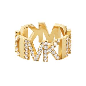 Michael Kors Luxusný pozlátený prsteň so zirkónmi MKJ7961710 59 mm