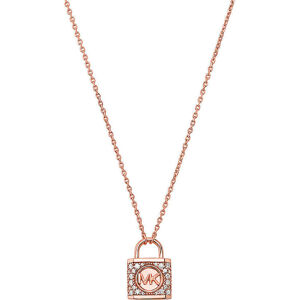Michael Kors Originálny bronzový náhrdelník so zirkónmi Kors MK MKC1629AN791 (retiazka, prívesok)