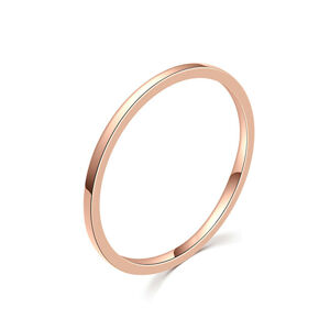 MOISS Minimalistický bronzový prsteň R000199 47 mm