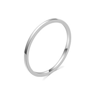 MOISS Minimalistický strieborný prsteň R0002020 54 mm