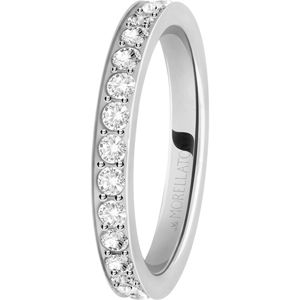 Morellato Oceľový prsteň s kryštálmi Love Rings SNA41 52 mm