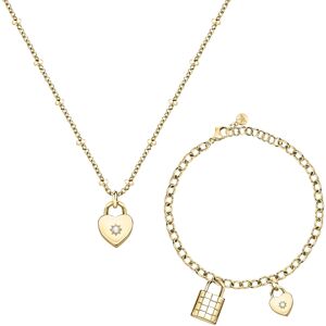 Morellato Pôvabná súprava šperkov s kryštálmi Abbraccio SAUB19 (náhrdelník, náramok)