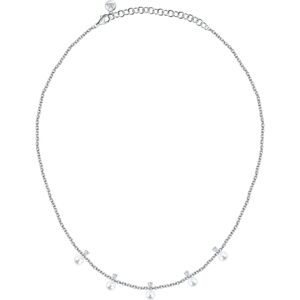Morellato Pôvabný strieborný náhrdelník Perla SAWM03