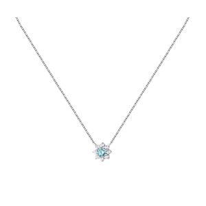 Morellato Pôvabný strieborný náhrdelník s kytičkou Tesori SAIW186