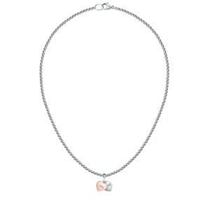 Morellato Romantický oceľový bicolor náhrdelník Drops SCZ1264