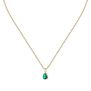 Morellato Slušivý pozlátený náhrdelník so zirkónmi Tesori SAIW190
