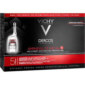 Vichy Multiúčelová kúra proti vypadávaniu vlasov pre mužov Dercos Aminexil Clinical 5 21 x 6ml