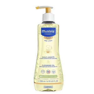 Mustela Detský sprchový a kúpeľový olej pre suchú pokožku ( Clean sing Oil) 500 ml