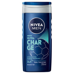 Nivea Sprchový gél pre mužov Ultra Charge (Shower Gel) 250 ml