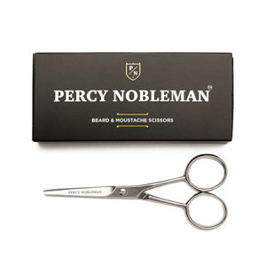 Percy Nobleman Nožnice na fúzy a fúzy (Beard & Moustache Scissors)